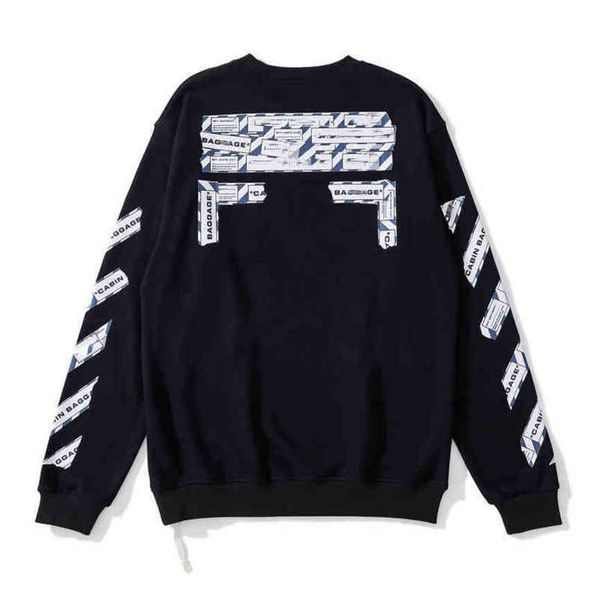 

offs mens classic sweatshirts designer hoodies loose pullover hip hop oil paint back arrow x men women hooded casual hoodie black white jac