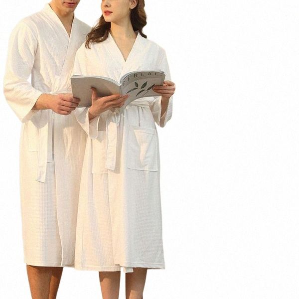 

women's sleepwear men women winter soft knitted female breathable kimono robe lovers couple nightgown bath gown large nightwear  xl 3x, Black;red
