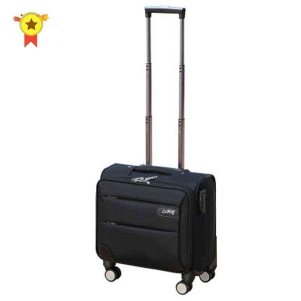 Hochwertiger Koffer, Zoll-Boarding-Gepäck auf Rädern, Oxford-Trolley, tragbare Business-Valies-Tasche J220707