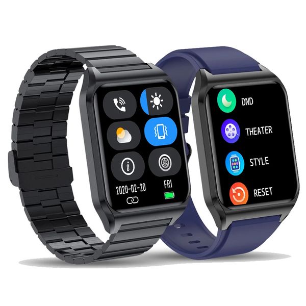 Nuovo H60 Pro Smart Watch Support Frequenza cardiaca Ossigeno nel sangue Monitoraggio del sonno Monitoraggio della temperatura corporea SmartWatch per uomo donna