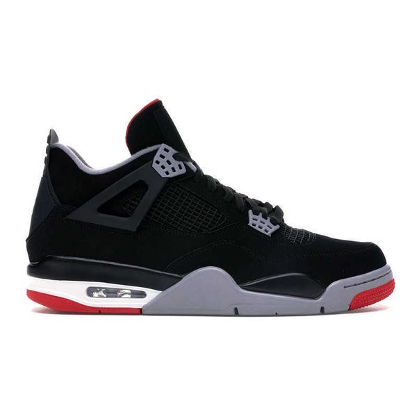 

mens thunder bred black sneakers 2022 sports military the wild 4s metallic designer