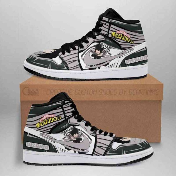 

shouta aizawa sneakers skill my hero academia anime shoes, Black