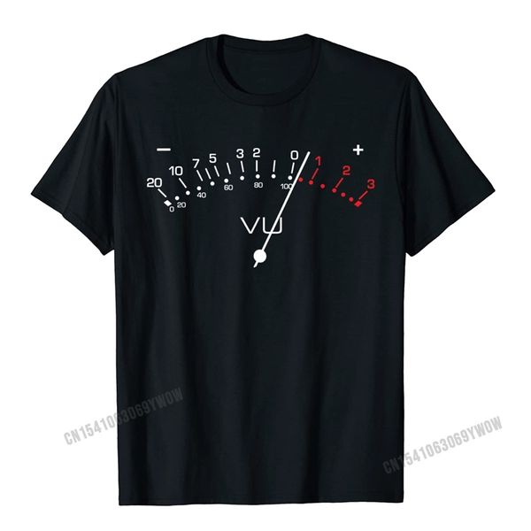 VU Metre Ses Mühendisi DJ HI HI FI Analog Ses Sevgili Tasarım T Shirt Camisas Erkekler Tişörtler Geek T Shirt Yaz Pamuk 220623