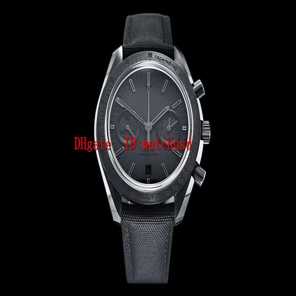 

om factory ceramic wristwatch luminous casual watch sapphire waterproof mens watches swiss 9300 automatic chronograph transparent 232f, Slivery;brown