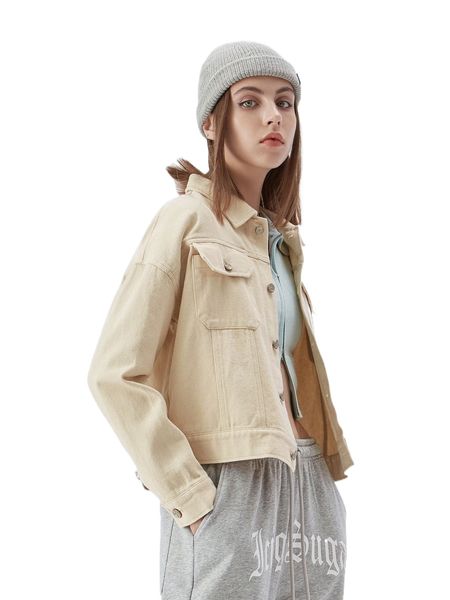 

drop shoulder flap pocket jacket n8ph#, Black;brown