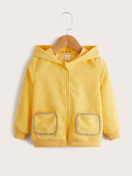 

toddler boys zip up hooded corduroy jacket she01, Blue;gray