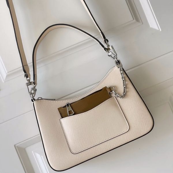 

designer handbags chain clutch crossbody bags lady hobo twin set classic striped shoulder bag for women fashion chains purse cowhide dedicat