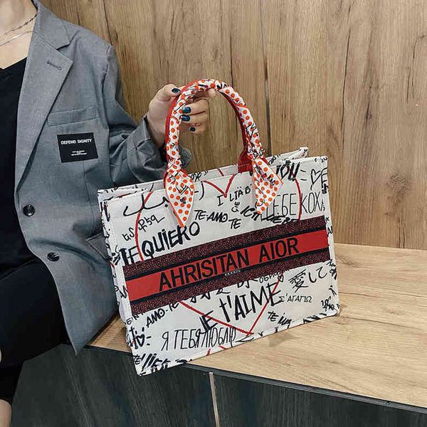 

the new 2022 luxury bags ins canvas one bag for women