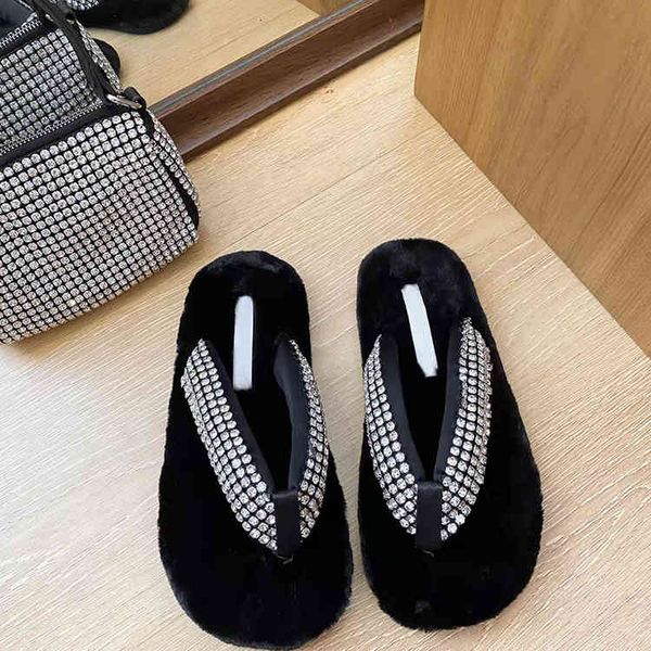 

sliers gaoding spring dami same style wool round head fashion trend women wearing herringbone sliers, Black