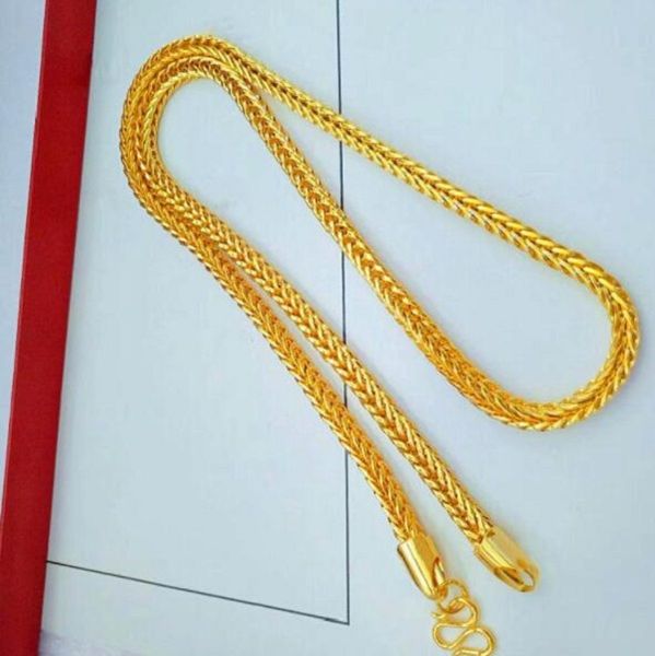 

18k 5cm gold plated snake chains bone necklace gold men and women, Silver