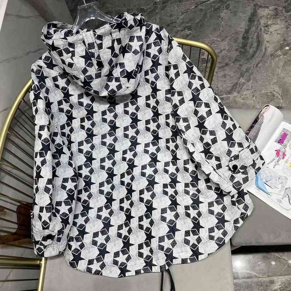 

hoodies stormsuit five pointed star jacquard sweater, Black