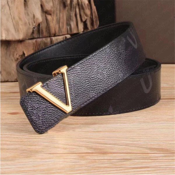 

2022 20 color luxury designer belts men women belts of mens and women belt with fashion big buckle real leather, Black;brown