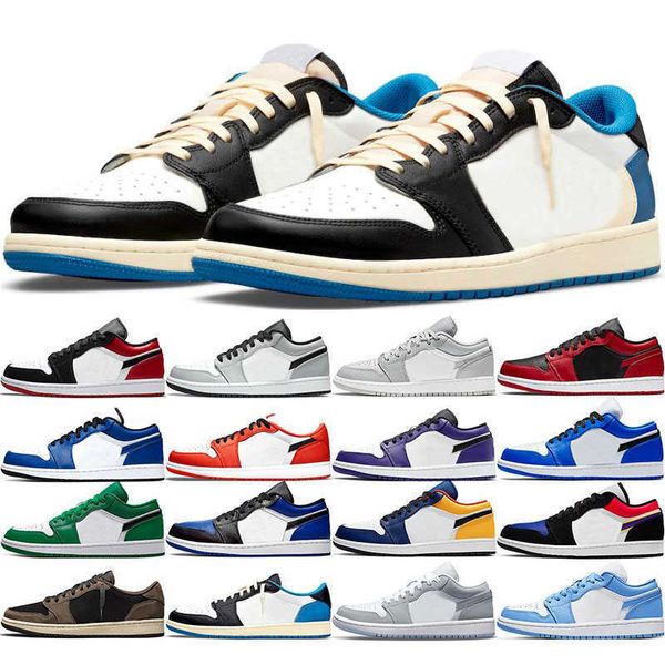 

jumpman 1 basketball shoes 1s men low bred toe unc og cactus black white paris archeo pink easter reverse bred mens trainers women designer, Black;pink