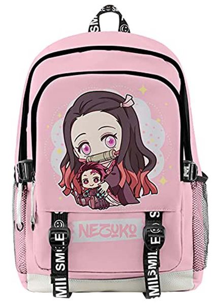 

demon slayer merch backpack bags children boys girls schoolbag oxford sports lapbags