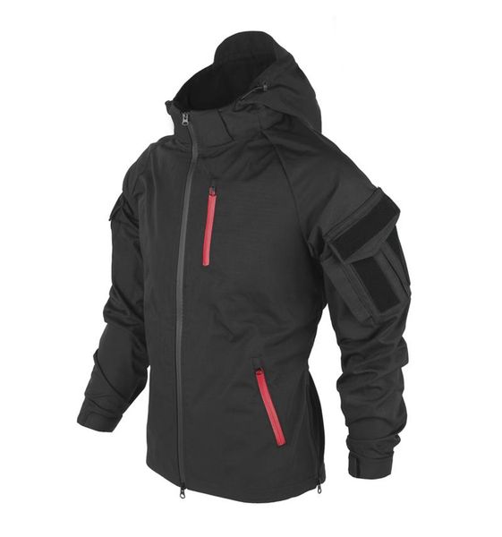 

hunting jackets polyester strike version of the tactical jacket all-match spring and autumn thin men's commuter outdoor, Camo;black