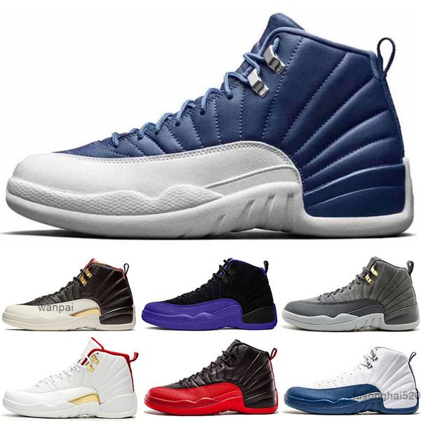 

2022 2021 retro men 12 12s basketball shoes black purple blue stone cny dark concord fiba flu game gym red michigan o-black taxi the master