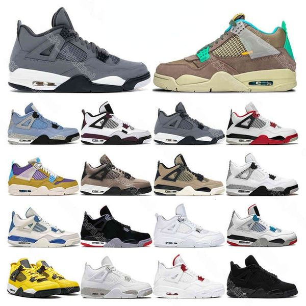 

oreo black cat st quality mens basketball shoes 4s desert moss women university bule 4 white royalty bred sports sneaker trainer