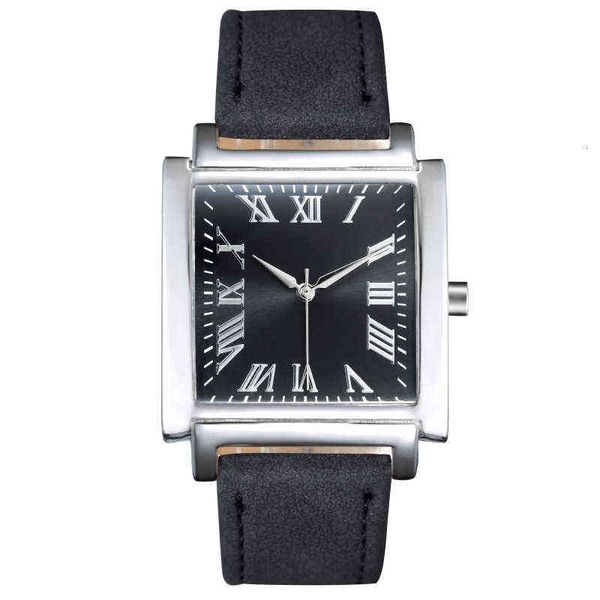 

tank cart fashion women's watch gts non mechanical business belt simple wine barrel men's fashion quartz watch, Slivery;brown