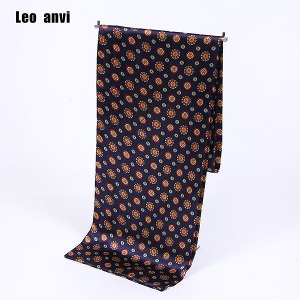 

paisley print cravat silk scarf luxury brand men foulard satin scarves retro soft scooter bandana male shawls and wraps, Blue;gray