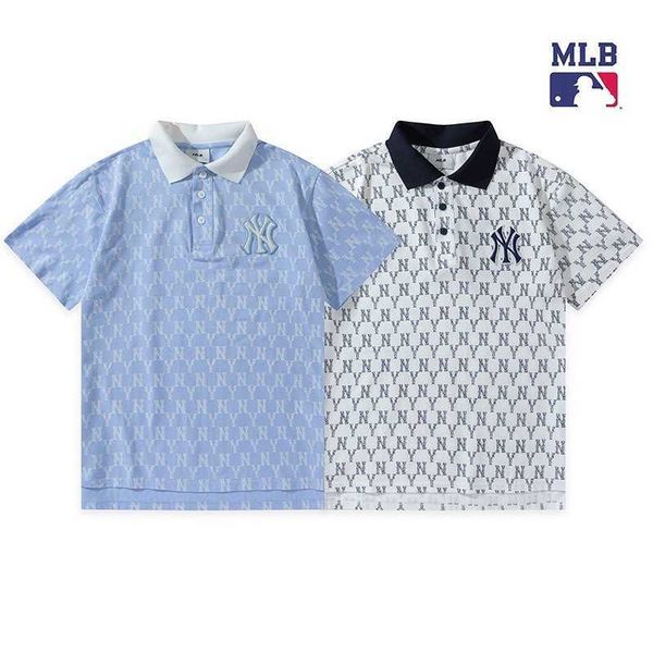 

men's polo shirts 22 summer korea chao brand n-y sports leisure men's and women's short sleeve tiktok net red same short slee, White;black