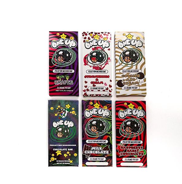 

one up choc olate mold mould compitable milk choco late packing boxes mushroom bar 3.5g 3.5 grams oneup packaging pack package box wholesale