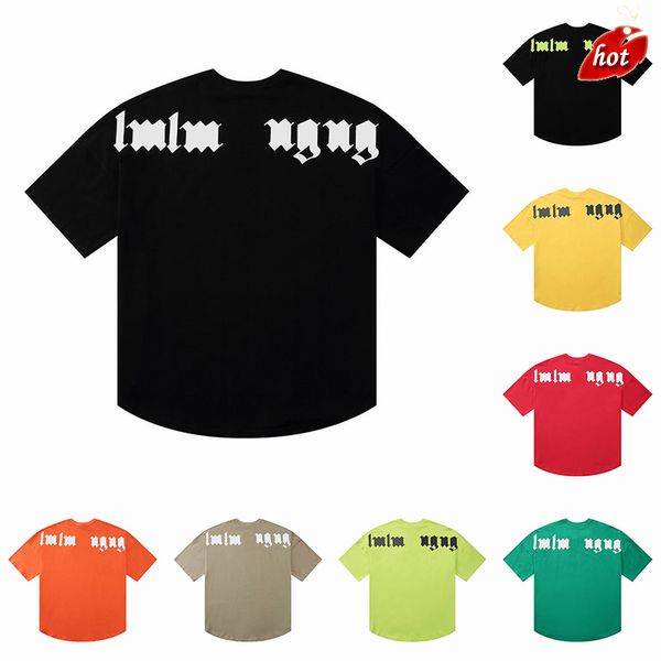 

2022 2022 tees tshirt ummer fashion mens womens designers t shirts long sleeve palms luxurys letter tshirts clothing short sleeved, White;black