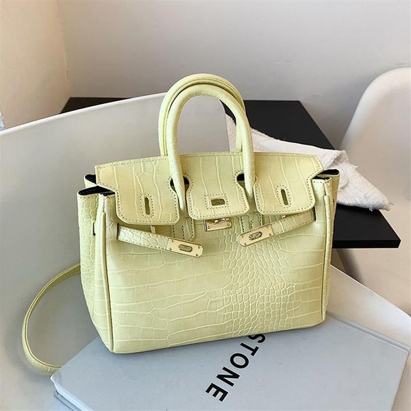 

daily bag large capacity bag womens bag summer versatile 2021 new trendy high-grade crossbody crocodile pattern postman birkin250i