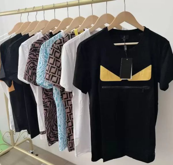 

2022 mens designers t shirt womens tshirt with letters print casual short summer mans crew neck shirts men loose tees asian size size s, White;black