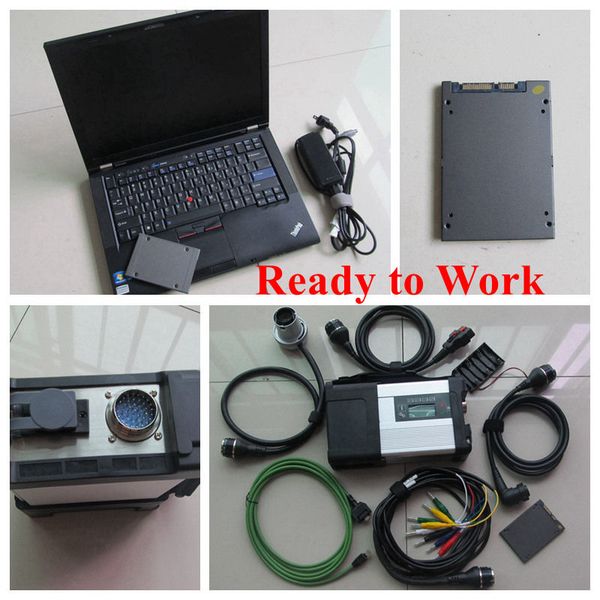 

auto repair star diagnosis tools mb star c5 sd compact 5 with used lapt410 i5 cpu and 360gb ssd v12.2021 x/vediamo/wis