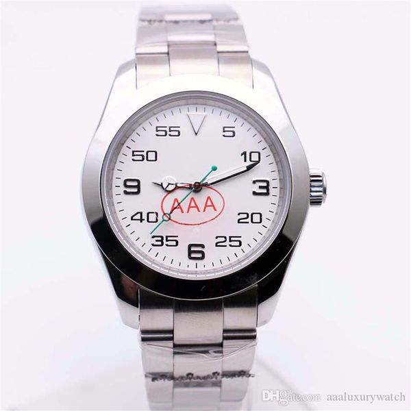 

selling gentlemens wristwatch black dial watch mens 40mm automatic sweeping movement airking stainless steel 116900 watches 02096, Slivery;brown
