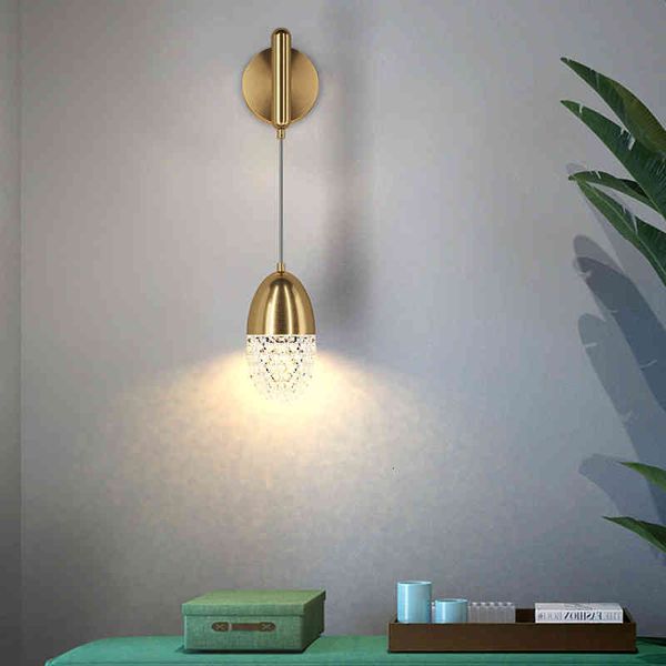 

pendant lamps postmodern moon shadow bedroom living room study crystal wall lamp bedside nordic simple creative personality light luxury