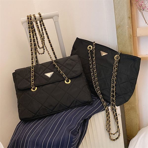 

embroidery women's big bag new chain sling one shoulder large capacity messenger
