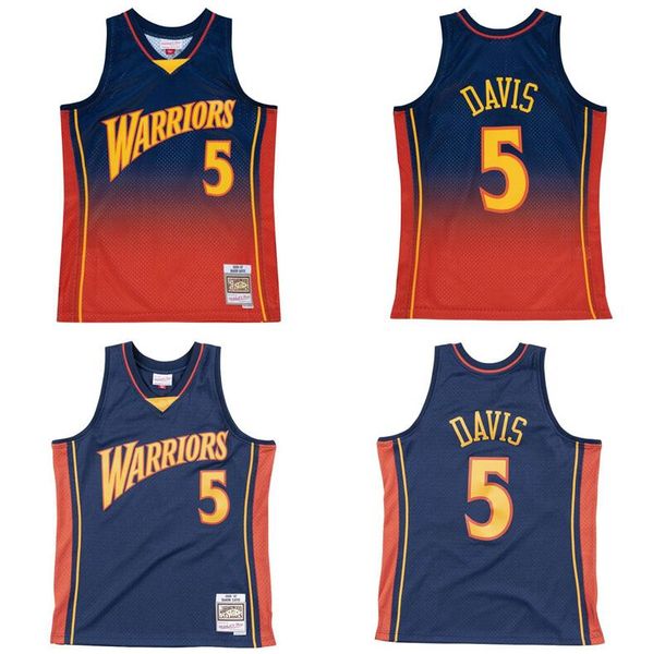 

stitched baron davis basketball jersey s-6xl mitchell & ness 2006-07 mesh hardwoods classics retro version men women youth jerseys, Black;red