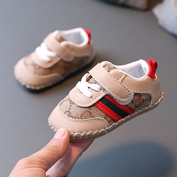 

designer kids first walkers green flat shoes children boys girls formal shoes child outdoor velcro printers breathable eur size 16-20 infant