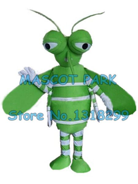 Costume mascotte bambola mascotte New Summer Green Mosquito Mascot Costume Audlt Size Health Care Theme Costumi anime kit di costumi di carnevale