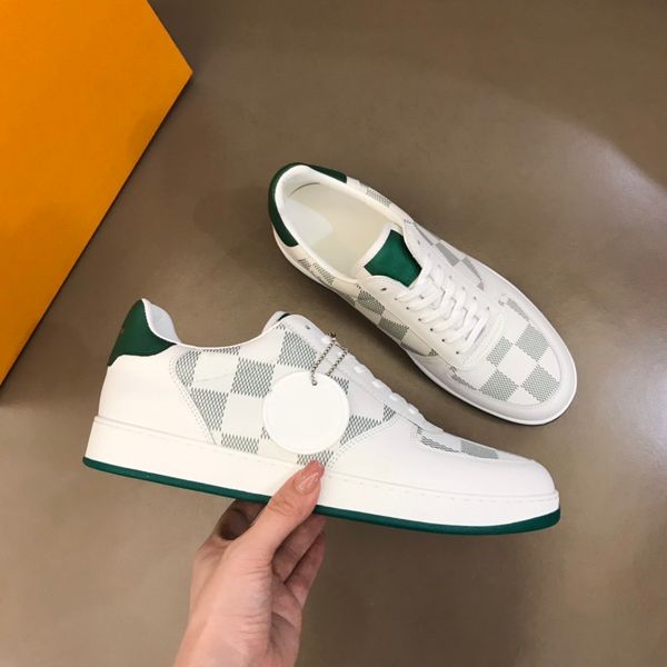 

fashion casual shoes luxury brand shoe rivoli low-sneakers breathable mens designer with box, Black