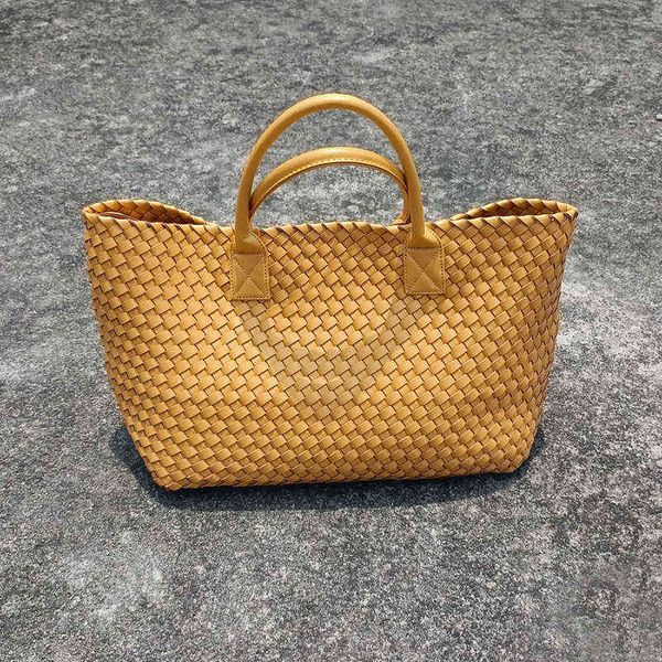 

collapsible elegant lady tote bag luxury designer women's purses and handbags big woven beach vegetable basket shopper 0628