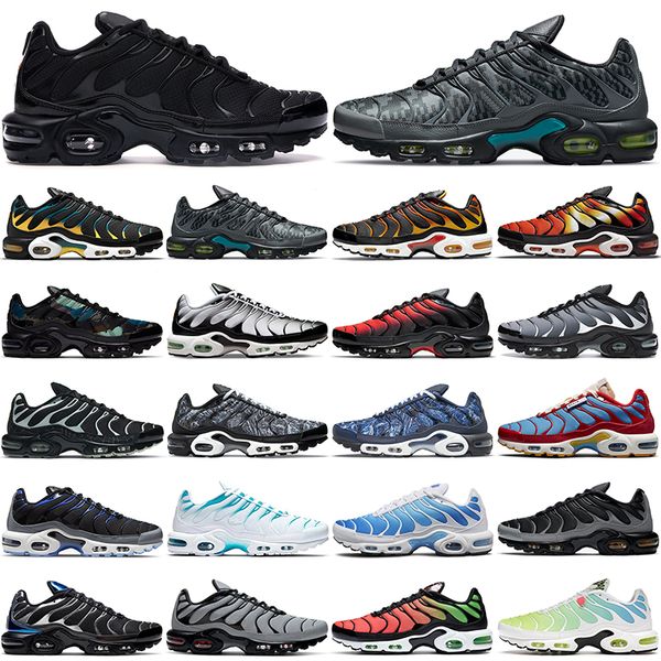 

tn plus running shoes men women sunset gradient black aqua silver grey yellow red green batman hyper jade tns mens womens trainers sports sn, White;red