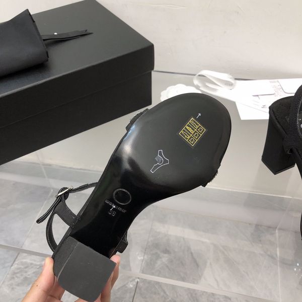 

sandals designers slides sandals designer sandal foam runners woman brand logo drill bow fashion classic chucky high heel comfort italy orgi, Black