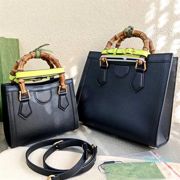 

bags genuine leather bag diana women's tote crossbody luxury designer bags fashion bamboo handbag shoulder bags224e