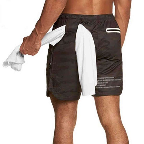 

asrv summer quick drying shorts men's loose straight tennis pants multicolor outdoor reflective training fitness pants classic young bo, White;black