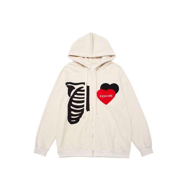 

2022ss jacket hip hop high street thick loose coats hoodies, Black;brown