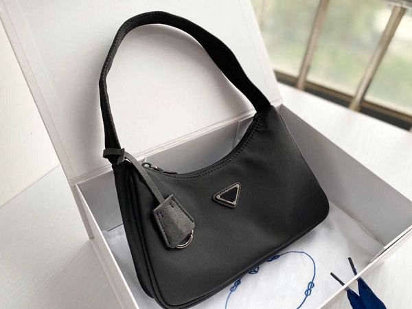 

2021fashion designers shoulder bag luxurys handbags tote nylon leather underarm bags lady crossbody purses european bagu sj