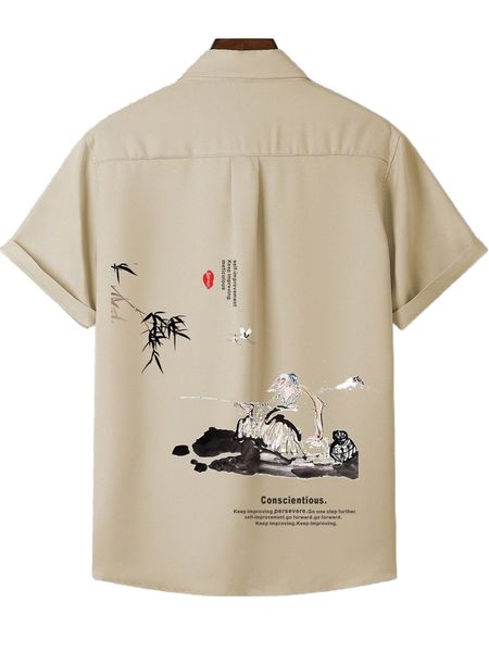 

men figure & slogan graphic shirt without tee b7ea#, White;black