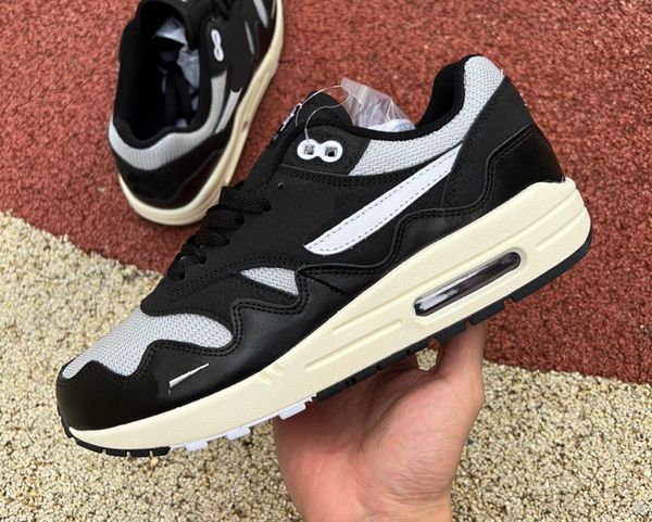 

5a shoes patta 1 running black white grey outdoor sneakers sports original