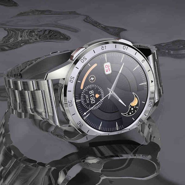 

lige bluetooth call smart watch men music player watch clock for android ios sport fitness tracker men's watches ship, Slivery;brown