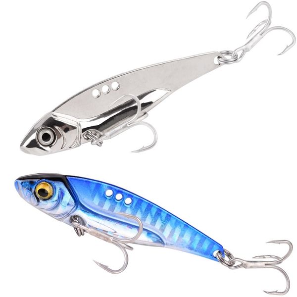 Metal Vib Blade Lure 7101214151825G Тонирующие вибрационные приманки для окуня