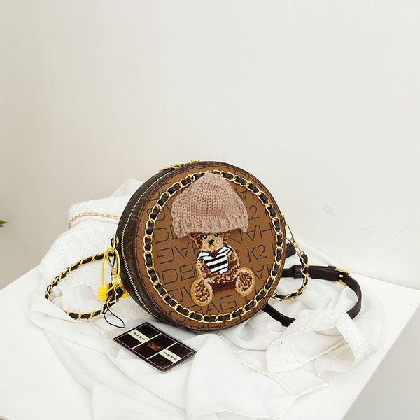 

summer luxury designer small bag women 2022 fashion round female bag shoulder round cake bag portable mini crossbody bags