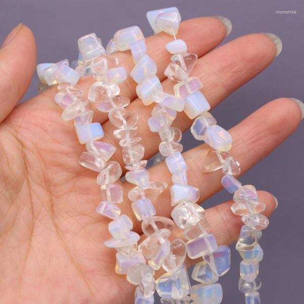 Andere natürliche SemStones Opal unregelmäßig zerkleinert Perlen Handwerk 5–8 mm für SchmuckherstellungDIY Halskette Armband Zubehör Charm Geschenk 36 cm Wynn2