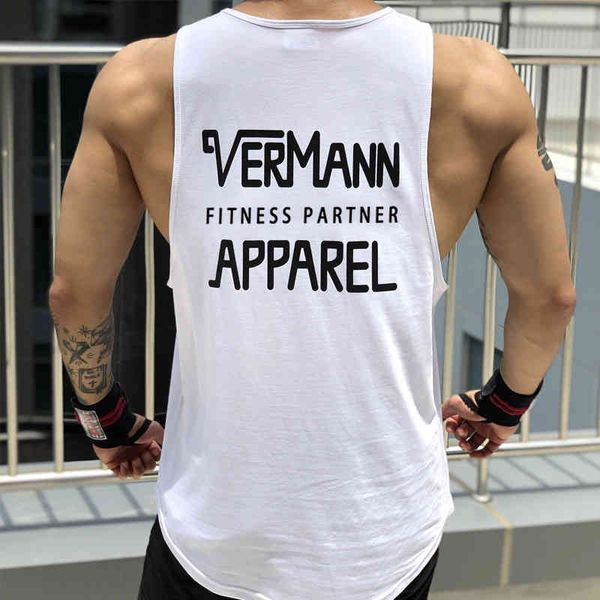 

muscle fitness summer men's shoulder length sports fitness vest training vest, Gray